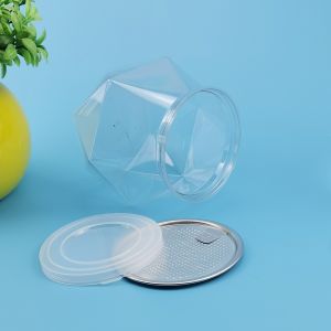 Empty Ring Pull Tab Lids 30g 650ML Plastic Food Cans