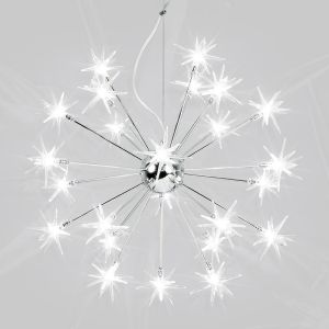 LED Start Chandelier Romantic snowflake Pendant Lamp Nordic Star Chandelier(WH