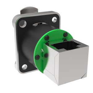 Audio Ethernet Chassis Connector indoor Electrical Rj45 8 Pin Connector