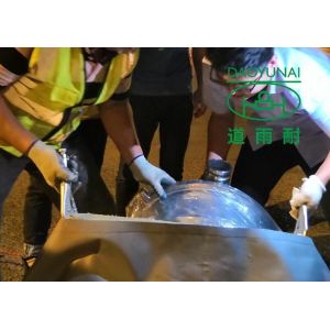 Trenchless UV Cured CIPP Ultra Violet Pipe Lining Fiberglass Pre Impregnated