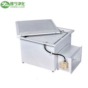Powder Coating HEPA Laminar Flow Diffuser , Hepa Air Filter Box With Air Valve