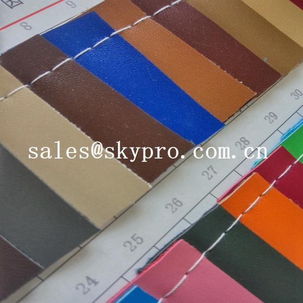 Quality Customized New Style PVC Synthetic Leather For Sofa Bag With Polyester Backing wholesale