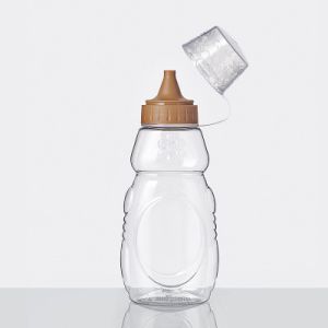 BPA Free 800g Plastic Seasoning Bottles PET Refillable Honey Squeeze Bottle
