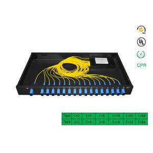 Factory directly selling price for 1x64 PLC Optical Fiber Splitter Rack optical
