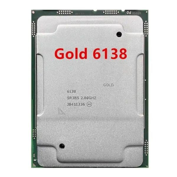 Customized Scalable processor gold 6138 processor server good CPU 20core 2.0GHz