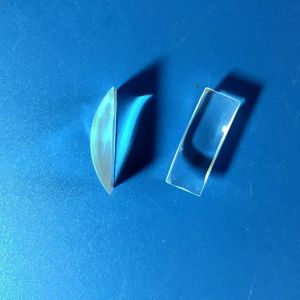 Custom BK7 Optical Glass Blanks Square Rectangle Convex Cylinder Lens