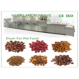 Continuous Tunnel Belt Microwave Dryer And Sterilizier Microwave Drying for pet