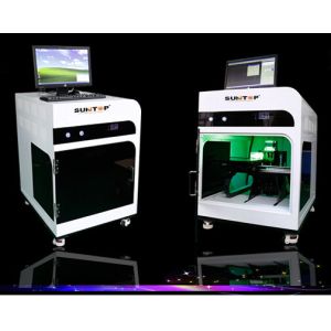 3D Crystal Laser Inner Engraving Machine 2000HZ speed 120,000 dots / Minute