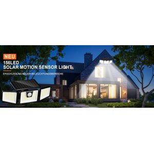 Auto-Sensing Solar Wall Light: 700 Lumen Brightness, 10m Range for Security