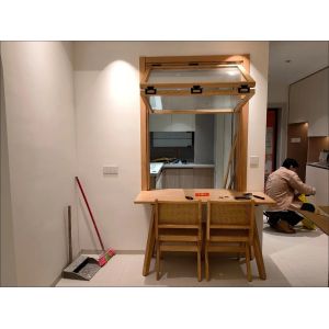 Dance Monsoon Climate Folding Window with Advanced Drainage Channels Preventing