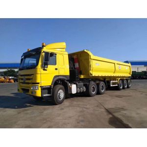 60t Loading Dump Truck Practical Dump Semi Trailer 3 Axles with 24hour Online