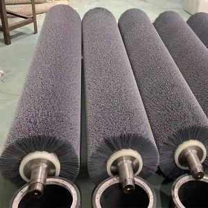Customized 240 Grit Abrasive Wire Roller Brush For Polishing