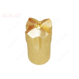 Tapered Small Rock Drill Bits 28mm Drill Bit Spherical / Parabolic Shaped