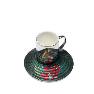 Ceramic Cup Saucer Set Ceramic Mug And Compartments Ceramic Plates Sets