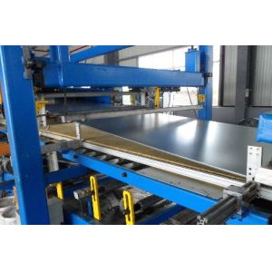 Edge Milling Mineral Wool Rock Wool Sandwich Panel Line