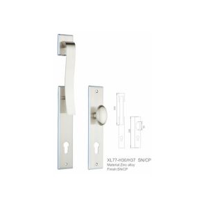 Strong Loading Zinc Alloy Door Handle High Security Widely Application PVD