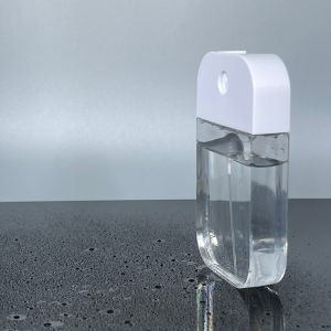 Cheap ISO Certified 50ml Card Pump Perfume Bottle with White Color and Card Shape Sprayer for sale