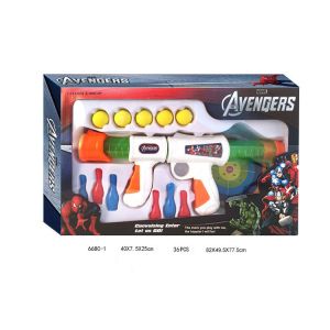 Air Powered EVA Shooting Gun Kids Sports Toys with Dart Targets Soft Foam Balls