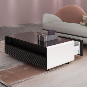 Modern Luxury Living Room Furniture Coffee Table with Smart Fridge and Cooling