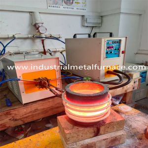 20Khz 40KG Steel Scrap Melting Induction Furnace Medium Frequency Type
