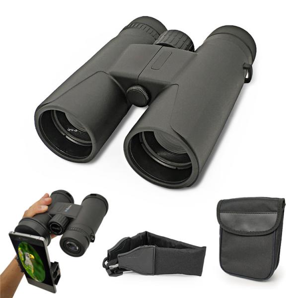 10x42 Black Compact High Power Binoculars Telescope For Adults Hunting /