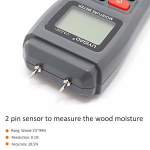 Cheap 10mm Lumber Moisture Tester With Large LCD Characters Display for sale
