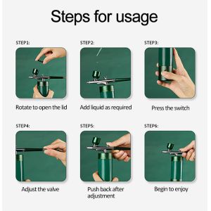 Nano Oxygen Portable Facial Humidifier For Skin Rejuvenation