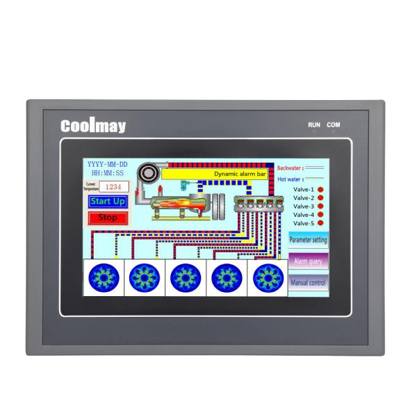 Quality 18 Inputs Programmable HMI PLC 7 Inch 20 Transistor Outputs Single Phase wholesale