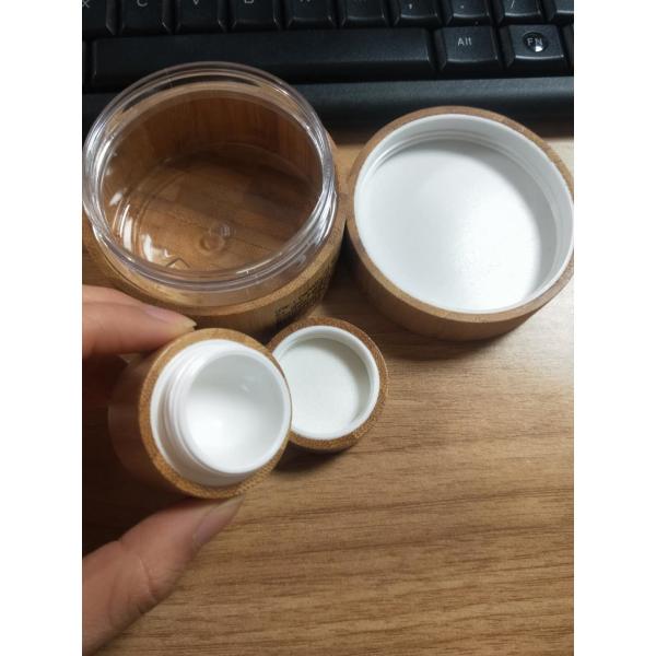 5g 100g 50g bamboo cosmetic jars For Face / Eye Cream / Body Lotion