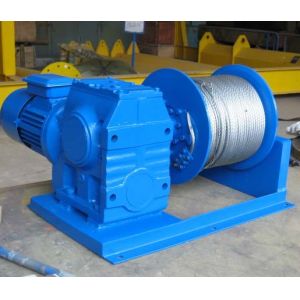 Pulling Or Lifting Electric Winch 5ton Convenient Displacement