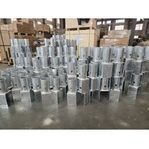 Cheap Q355B New Construction Caps For 1 1/2&quot; Round Corner Square Shaft Piles for sale