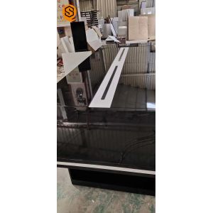 OEM ODM Solid Surface Conference Table , 16 Person Conference Table