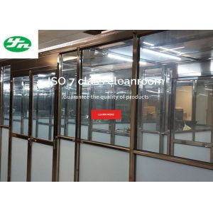 FDA GMP ISO 7 Clean Room Booth Available As Single Pass Or Recirculating