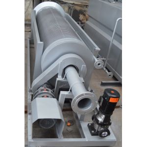 Textile Plant Rotary Drum Screen , Screening In Sewage Treatment Internal Feed