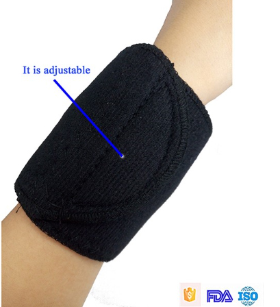 Durable Magnet Therapy Products Tourmaline Wrist Brace With Analgesia Function