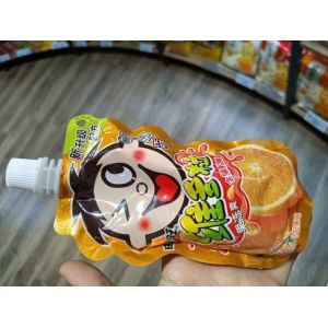 MH-YX0002 Customized Design Drink Pouch With Spout Packaging For Carbonated