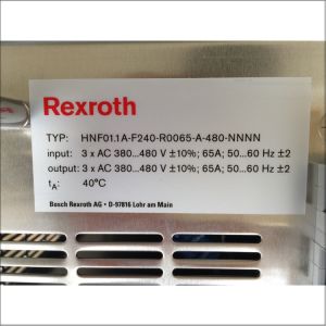 Rexroth HNF01.1A-F240-R0065-A-480-NNNN Servo Motor for Industrial with Fast