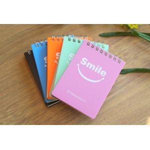 Cheap Colored printed custom notebook , spiral notebook , kraft leather cover paper notebook for sale