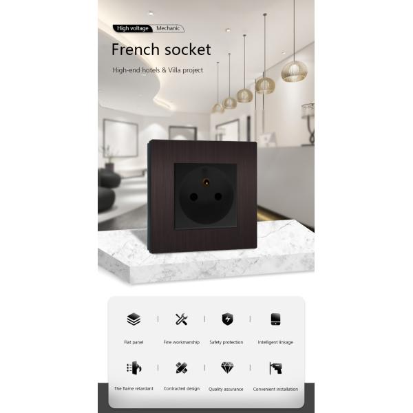 Laffey Electrical Power Socket , 16A 250V French Socket Outlet