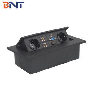 BNT Conference hidden table type tabletop EURO power pop up socket For Germany