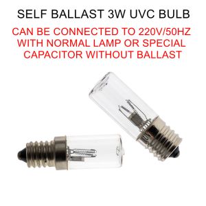 Ozone E14 UVC Light Bulb Self Ballast Virus Disinfection Cabinet