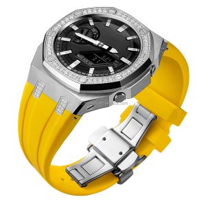 5th Generation Custom Luxury Mod Kit For Casioak Ga 2100 Silicone Band And