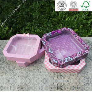 Cheap 2014 new products professional custom cosmetic box certificated by ISO BV SGS can print the company LOGO for sale