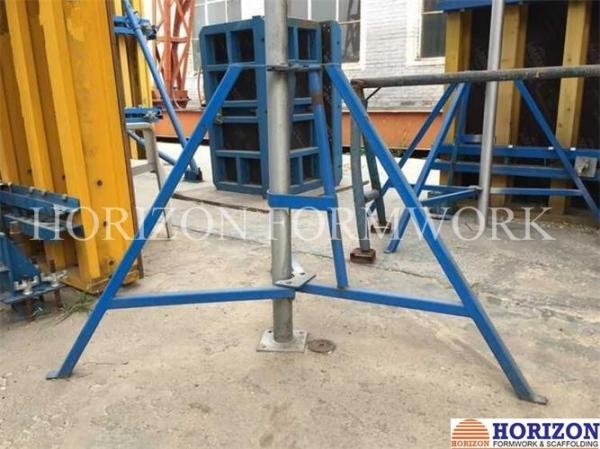 Quality Removable Slab Formwork Construction Folding Tripod Q235 Steel Pipe Material wholesale