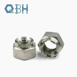 Hot Forging Hex Slotted Nuts DIN935 DIN937 DIN979