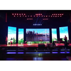 China Full Color Led Video Wall Rental , Decorative Stage Background Led Screen P3.91 on sale
