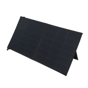 China Solar Cell Monocrystalline Cell Blue Portable 100W Solar Blanket with Bracket for Camping on sale