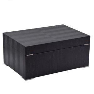 Spanish Cedar Cigar Tobacco Box 20 Cigars Capacity With Humidity Control