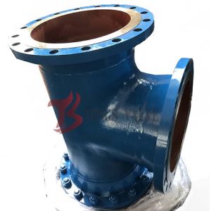 Cheap API T Type Strainer ANSI Class 300LB Welded Tee With WN Flanges For Pumps for sale