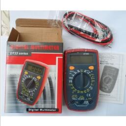 Cheap SMALL MULTIMETER WITH BACKLIGHT DT33D Digital Multimeter for sale